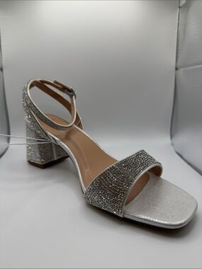 A New Day Shannon Crystal Heels with memory foam insole size 8.5